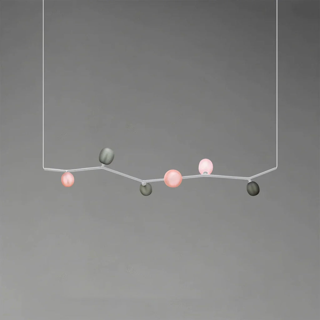 Nordischer kreativer Kronleuchter aus Glas mit Ästen | Desfino
