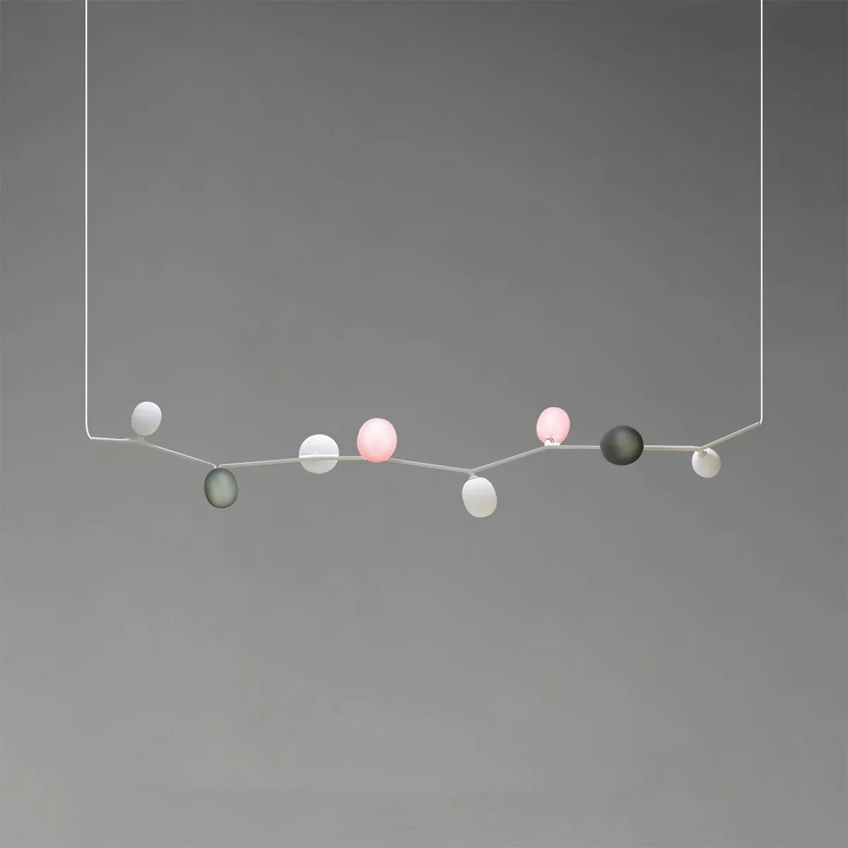 Nordischer kreativer Kronleuchter aus Glas mit Ästen | Desfino