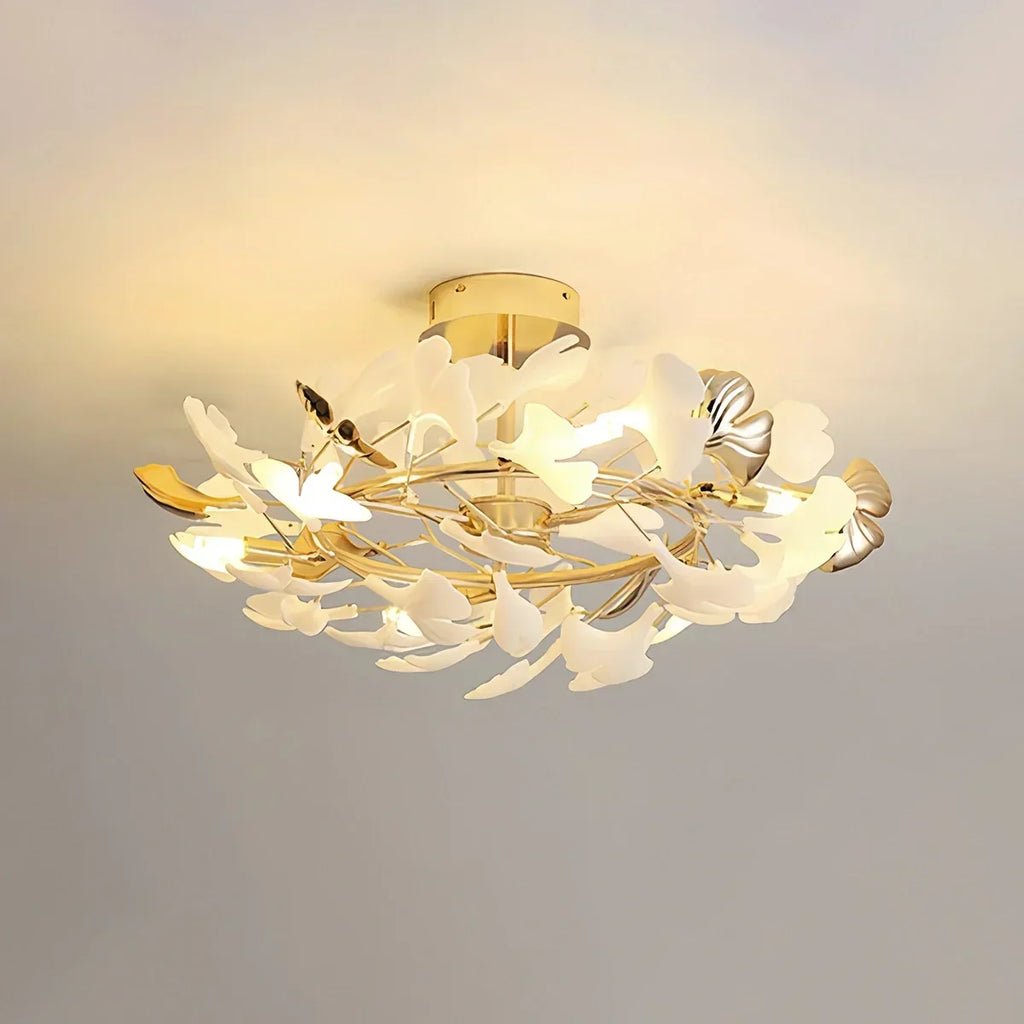Ginkgo Rotating Ceiling Lamp for Bedroom | Desfino