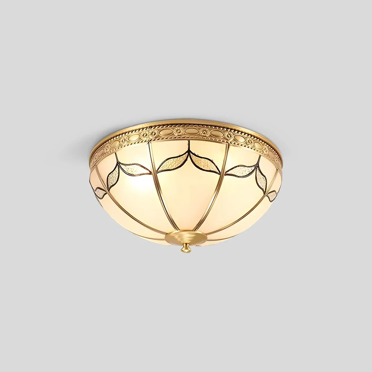 European Retro Glass Ceiling Light | Desfino