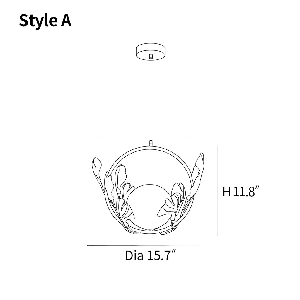 Ginkgo Pendant Lamp for Dining Table | Desfino