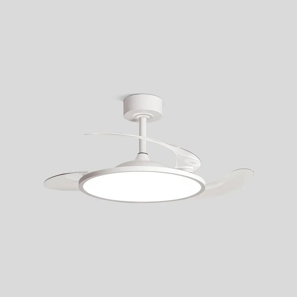 Silent Remote Control White Ceiling Fan Light | Desfino