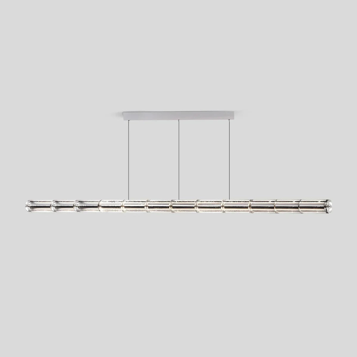 Minimalist Long Glass Pendant Light | Desfino