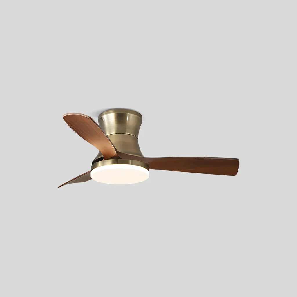 Moderner Deckenventilator mit 5 Flügeln, Licht und Fernbedienung | Desfino