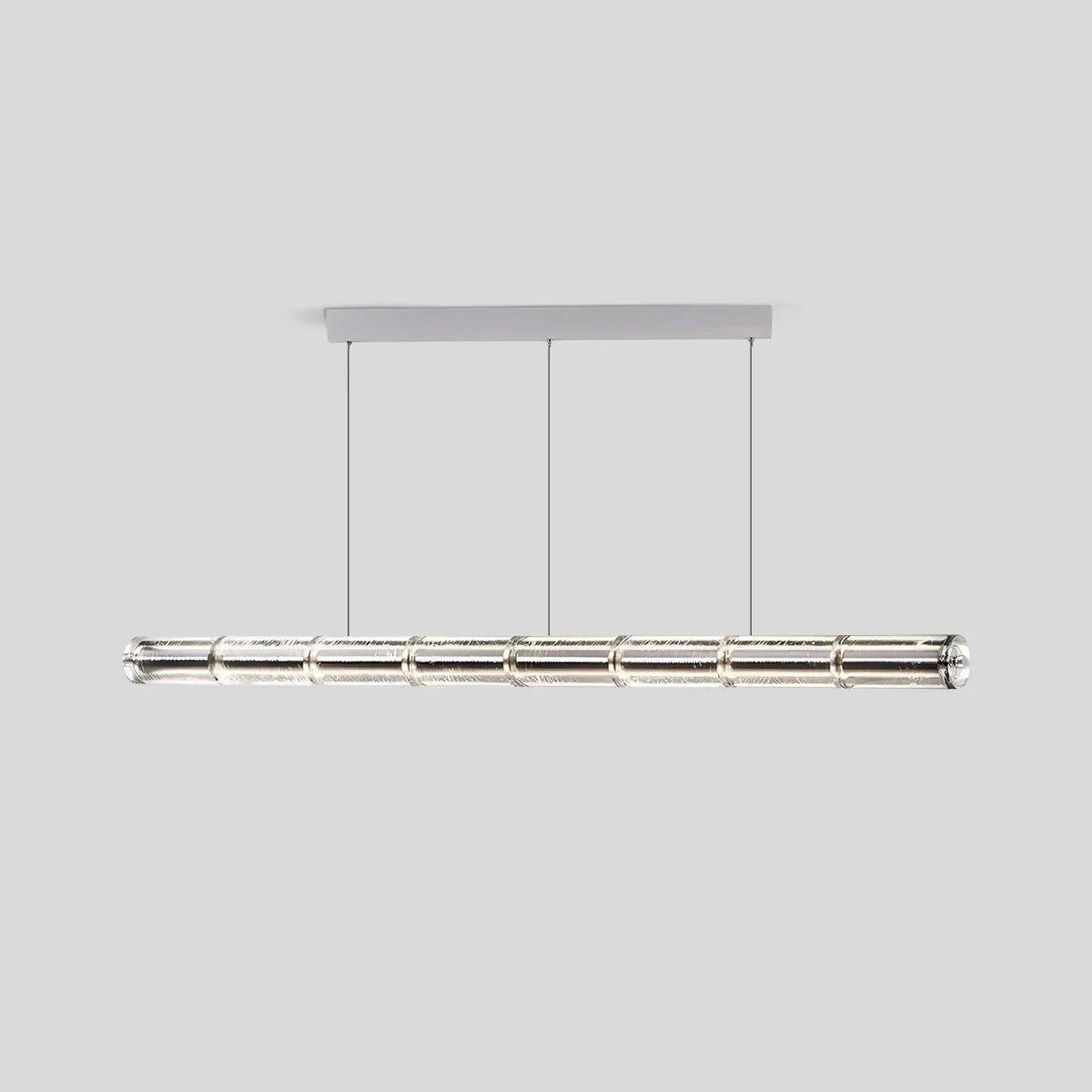 Minimalist Long Glass Pendant Light | Desfino