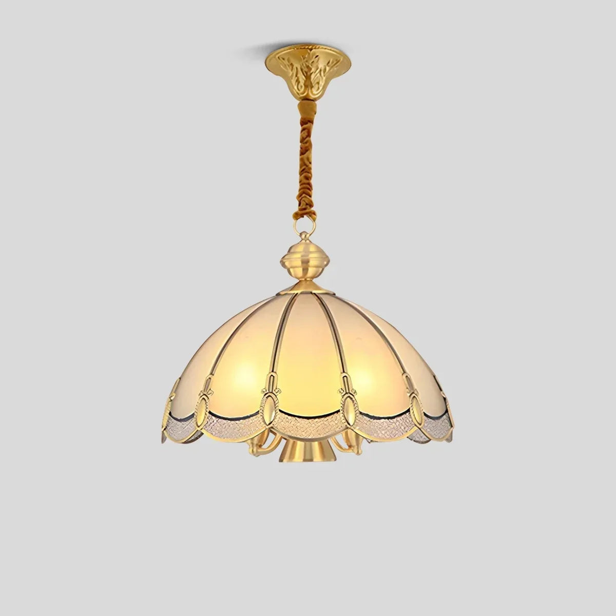 European Style Copper Pendant Light for Living Room | Desfino
