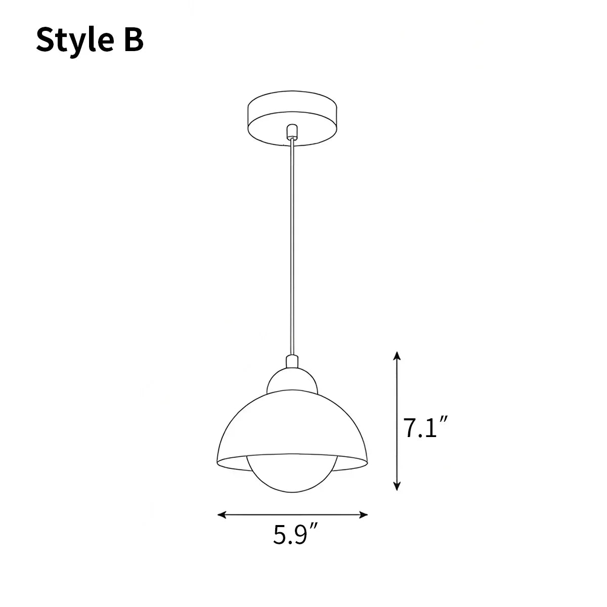 Travertine Pendant Lamp for Dining Area | Desfino
