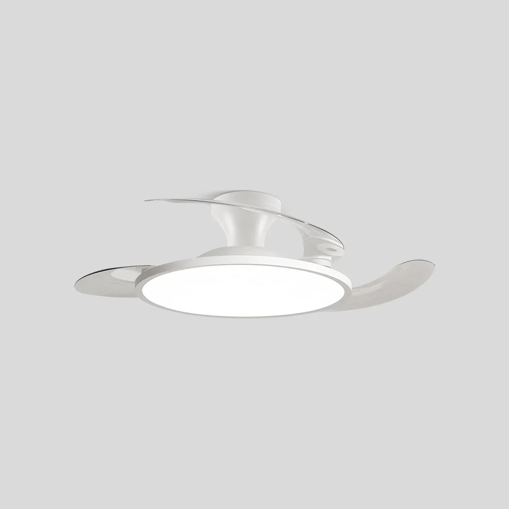 Silent Remote Control White Ceiling Fan Light | Desfino