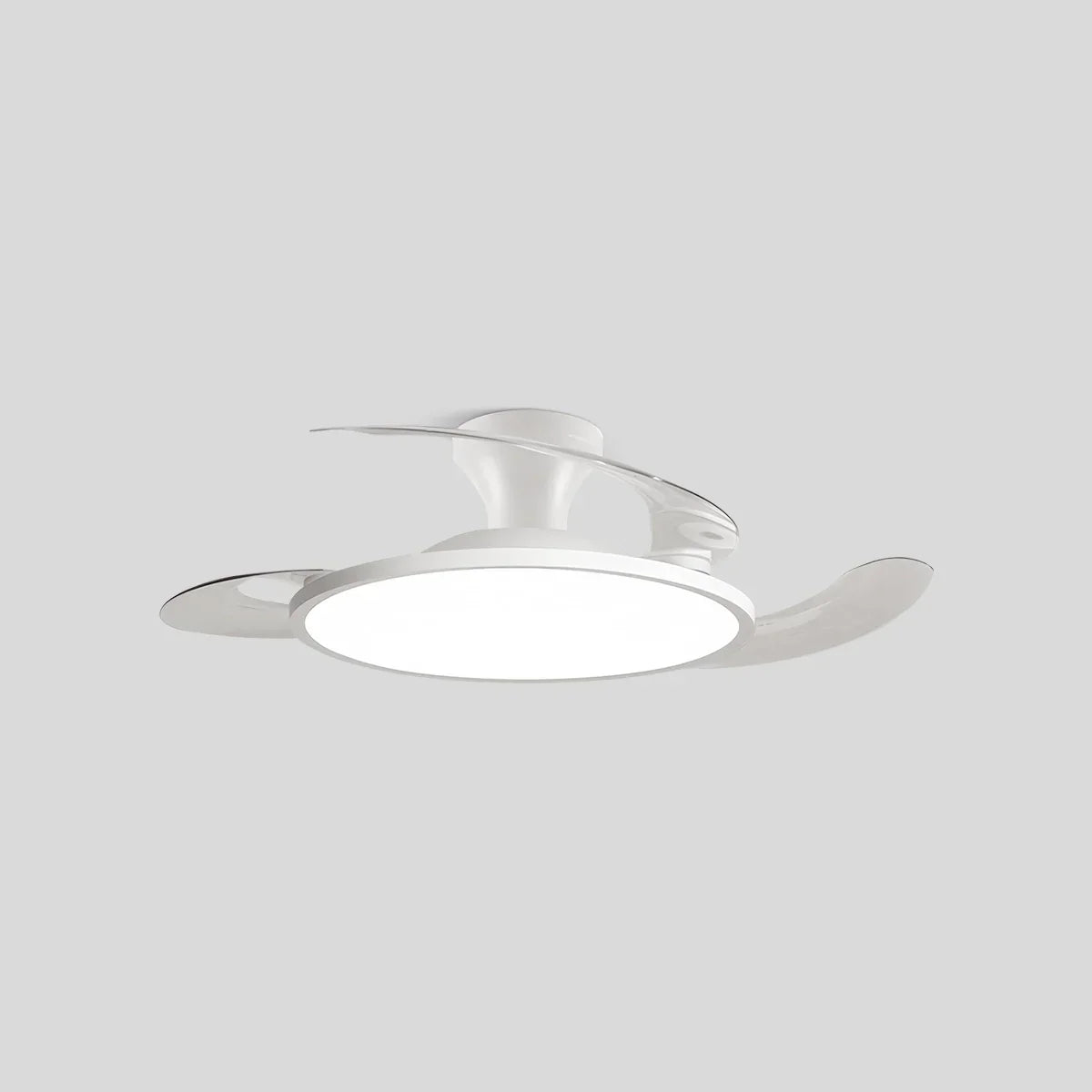 Silent Remote Control White Ceiling Fan Light | Desfino