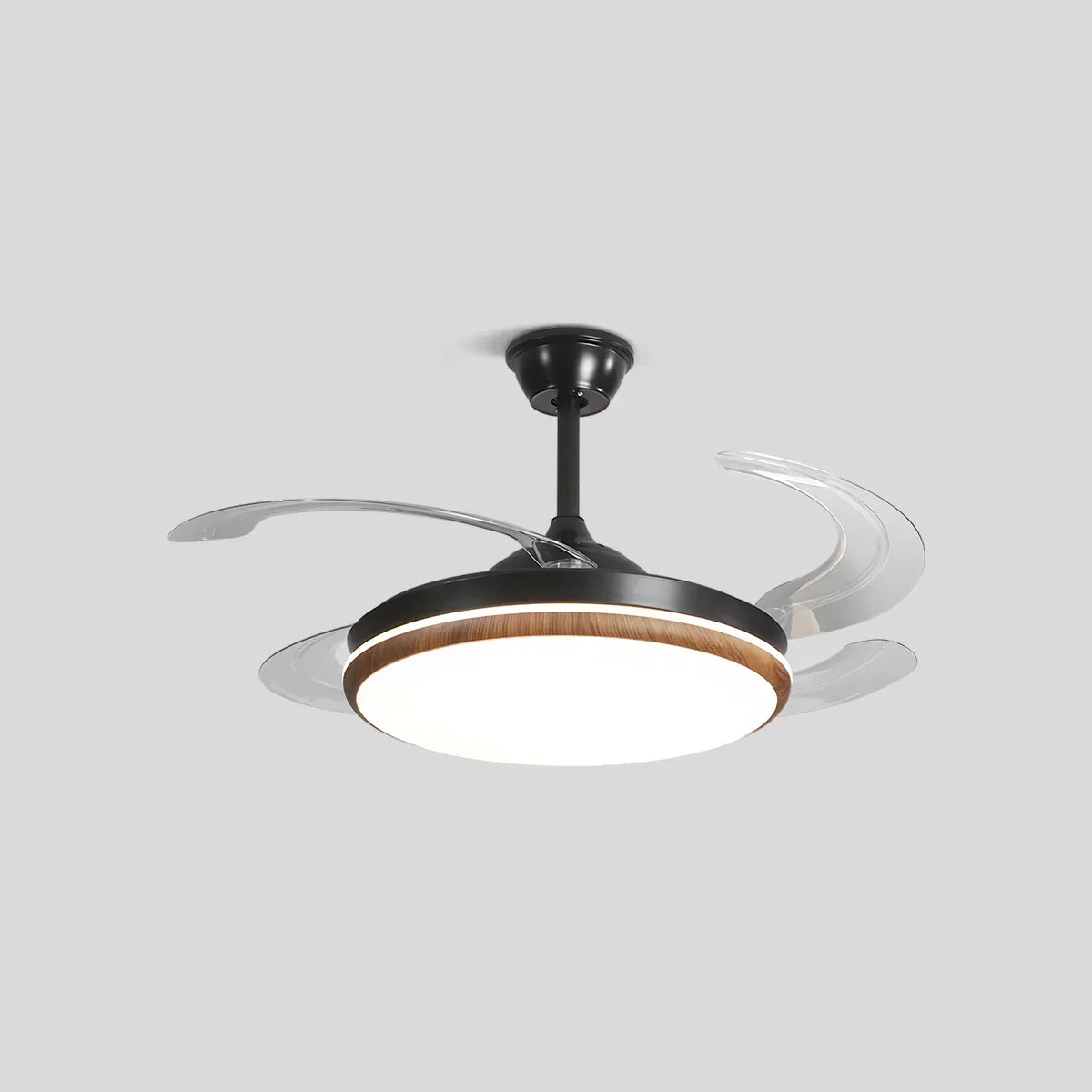 Retractable Blade Ceiling Fan with Light | Desfino
