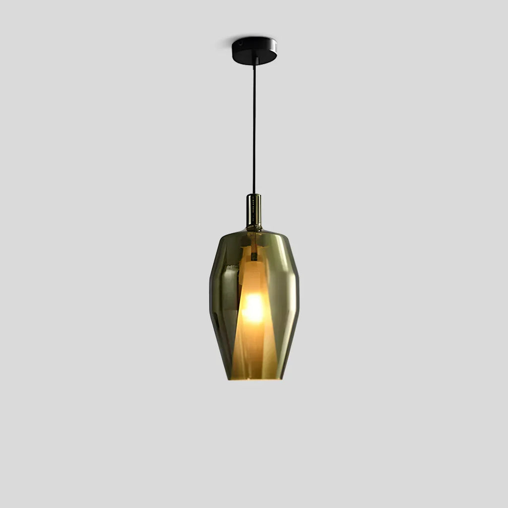 Moderne minimalistische LED-Glaspendelleuchte für die Küche | Desfino