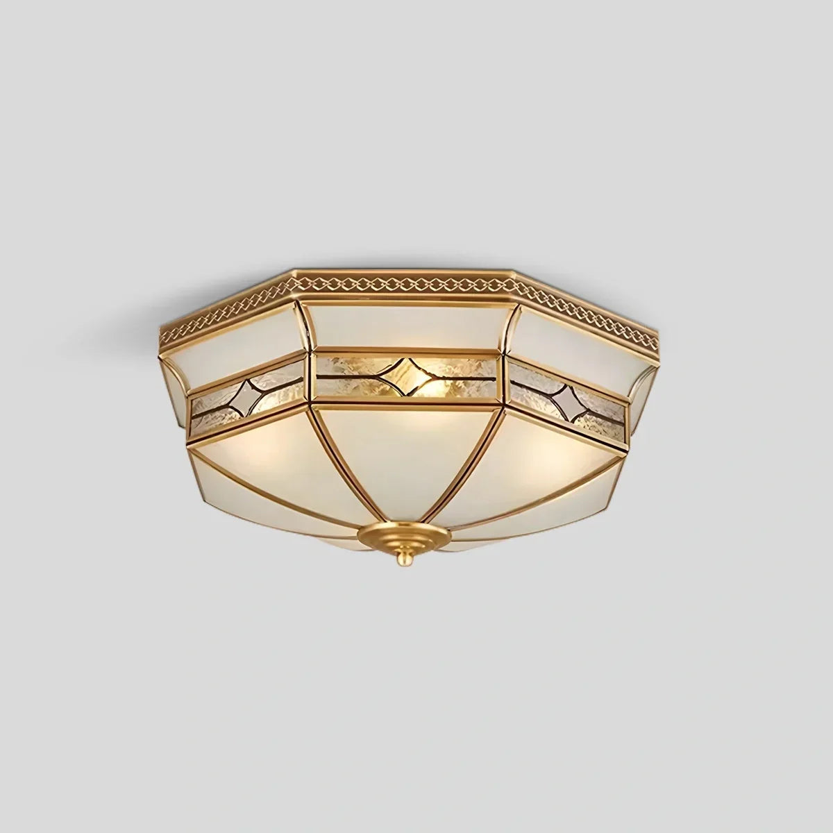 European Retro Glass Ceiling Light | Desfino