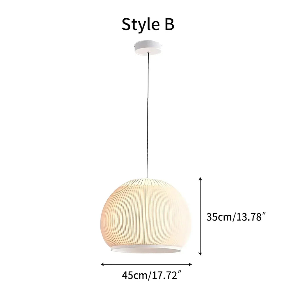 Vintage-Pendelleuchte aus Stoff im spanischen Design | Desfino