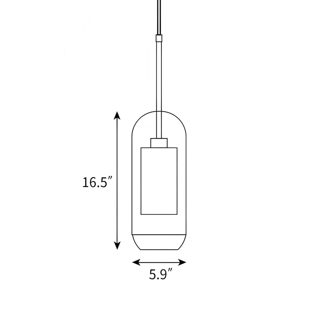 Chiswick Glass Pendant Light for Kitchen Island | Desfino