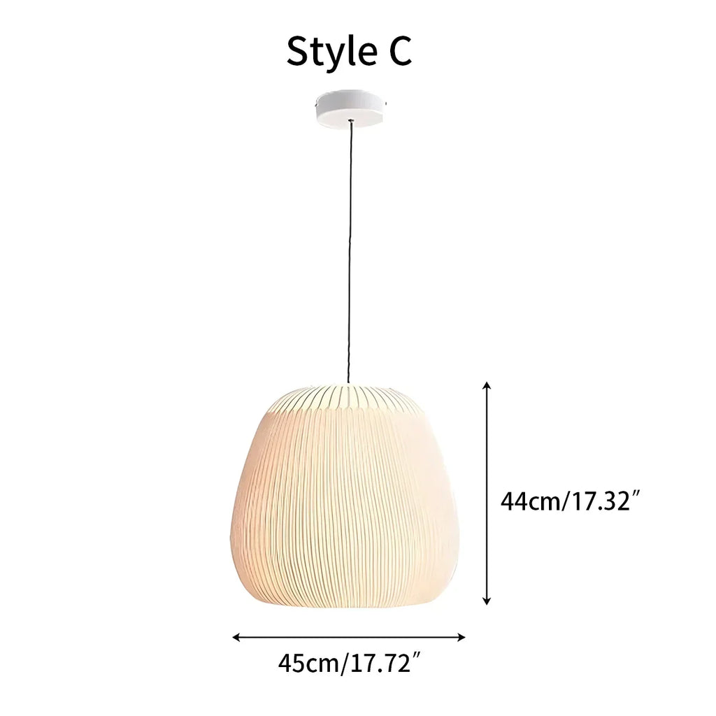 Vintage-Pendelleuchte aus Stoff im spanischen Design | Desfino