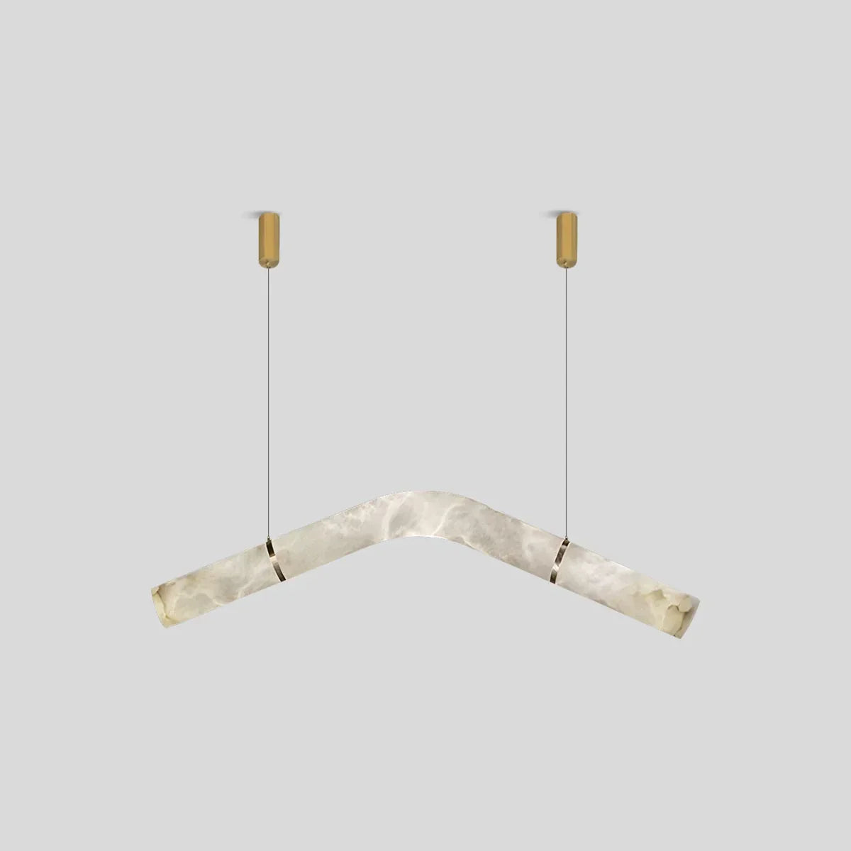 Minimalist Linear Spanish Alabaster Pendant Light | Desfino