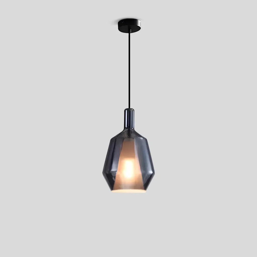 Moderne minimalistische LED-Glaspendelleuchte für die Küche | Desfino