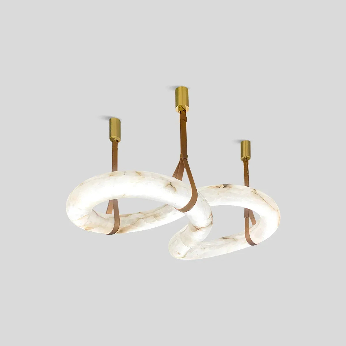 Minimalist Linear Spanish Alabaster Pendant Light | Desfino