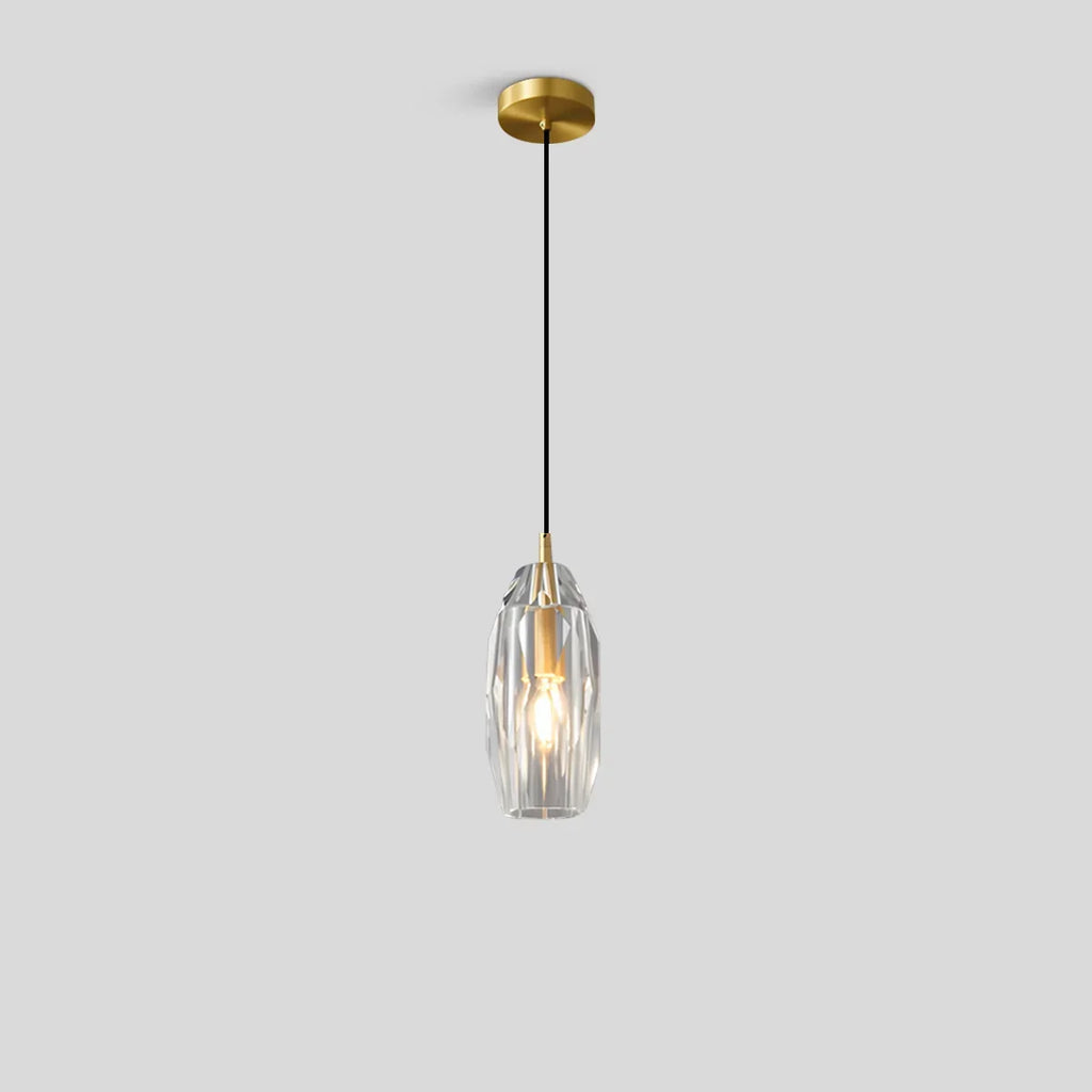 Copper Crystal Pendant Light Multiple Styles Available | Desfino