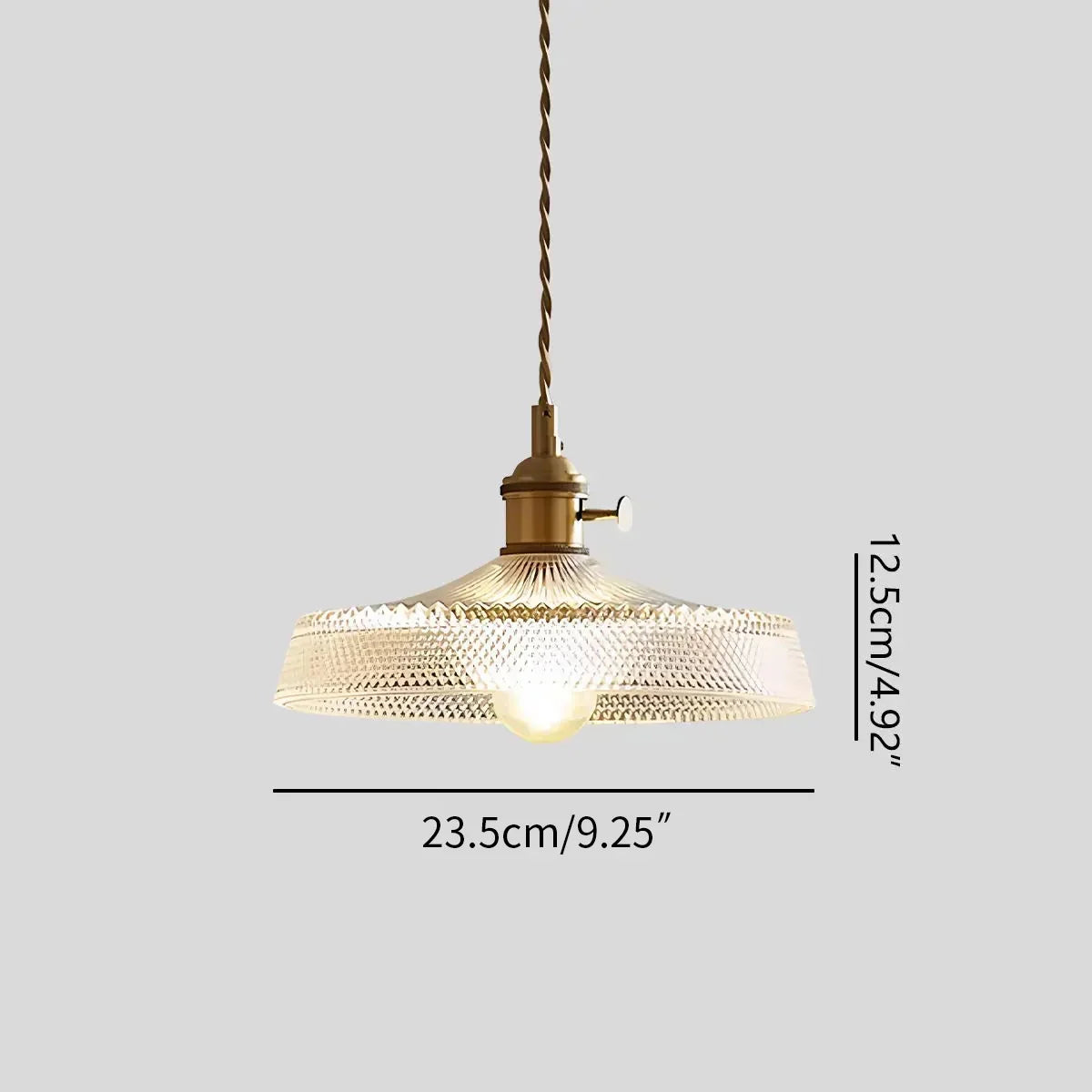 Isabel Glass Pendant Light for Kitchen Island | Desfino