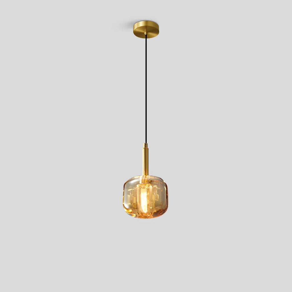 Copper Crystal Pendant Light Multiple Styles Available | Desfino