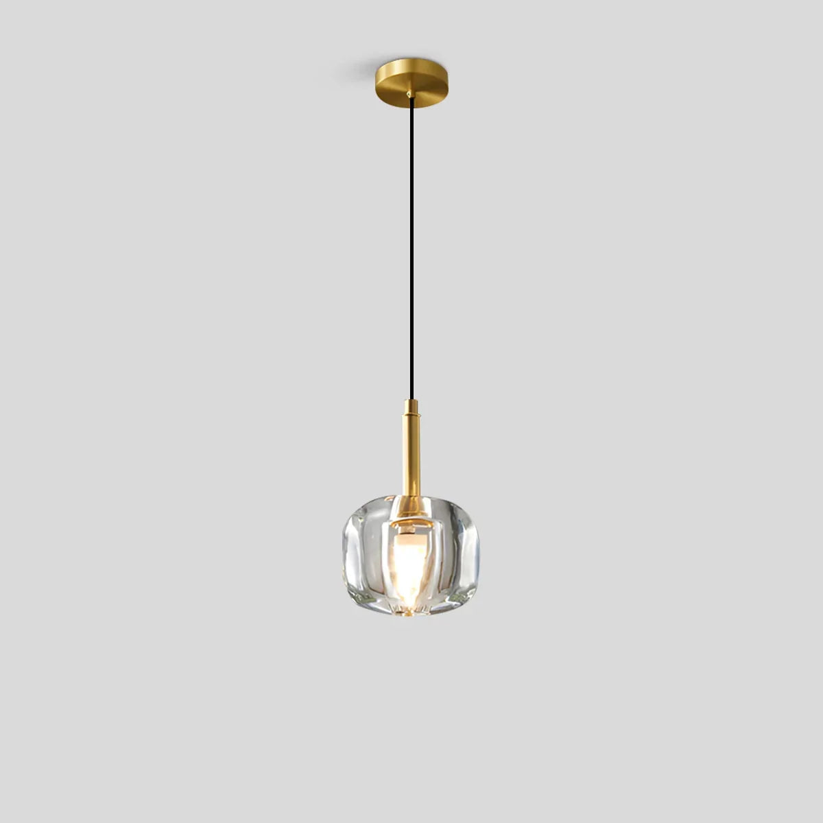 Copper Crystal Pendant Light Multiple Styles Available | Desfino