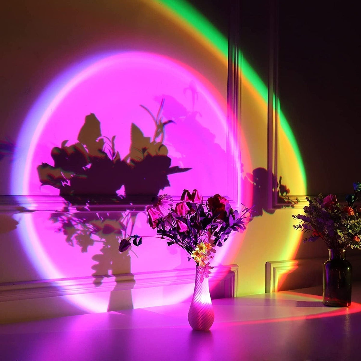 AuroraGlow Sunset USB Desk Lamp — Warm Ambient Glow, Minimalist Design