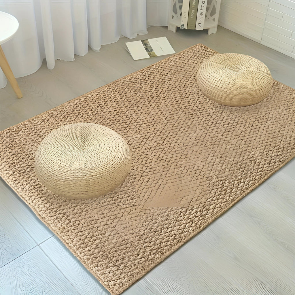Large Beige Indoor Doormat — Washable, Eco-Friendly, Non-Slip - Desfino
