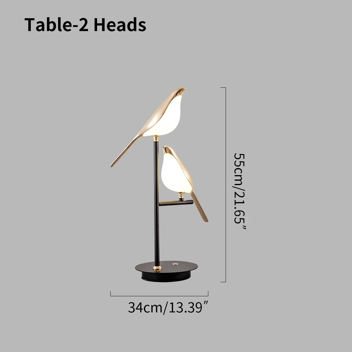 Modern Gold Birds LED Chandelier | Desfino