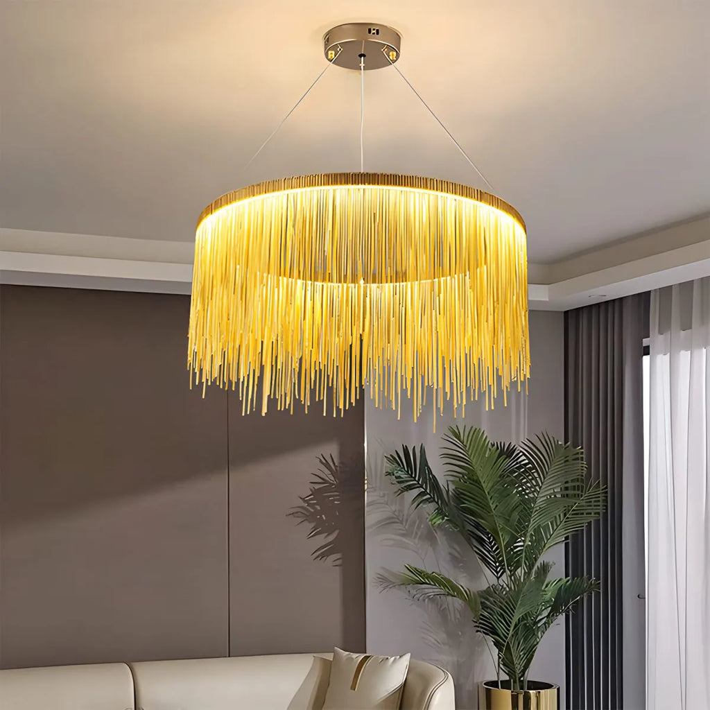 Moderner Kronleuchter mit Quasten im Art-déco-Stil | Desfino