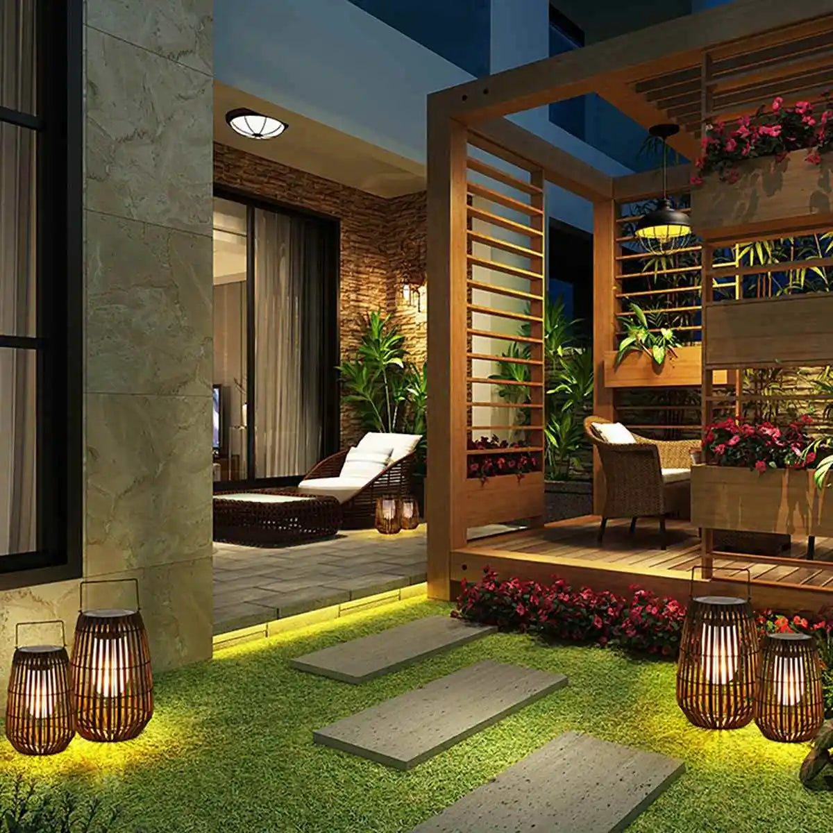 Tengbian Portable Lawn Outdoor Lamp | Desfino
