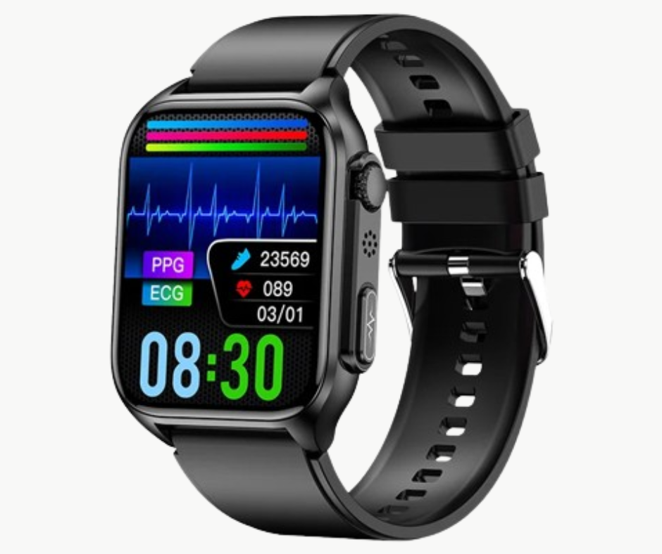 GlucoSense Pro Smartwatch zur Blutzuckermessung — 650-nm-Laser, nicht-invasiv - Desfino
