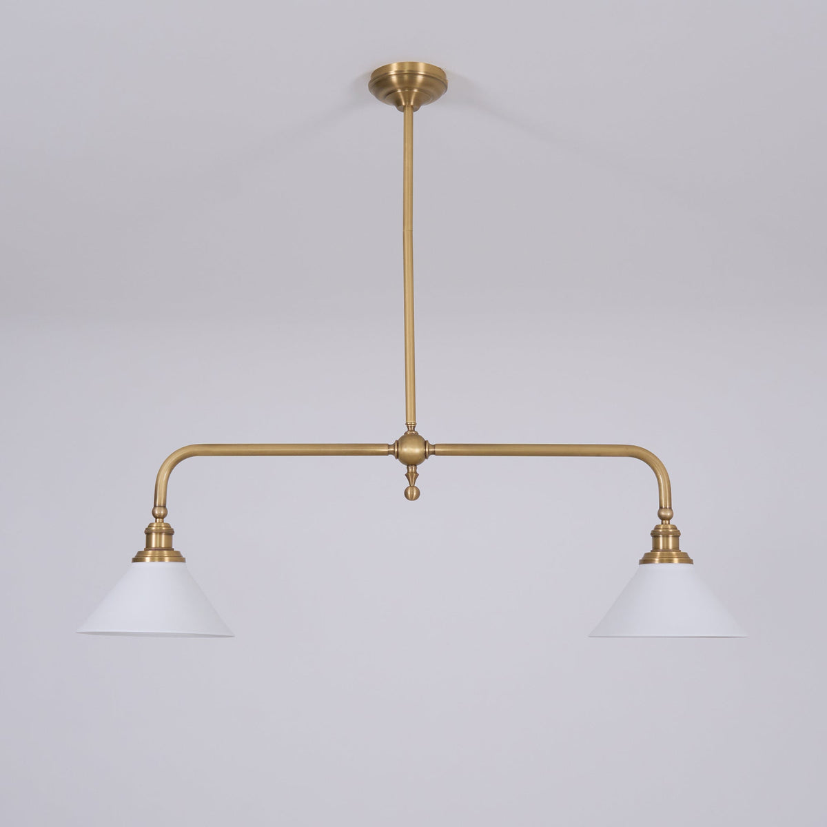 AstraVex Vintage Glass Pendant Light — Minimalist Profile & White Shade