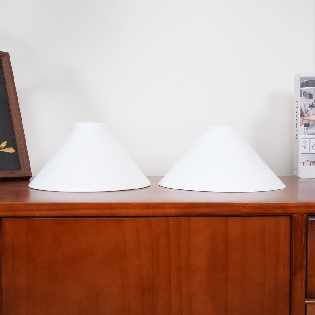 AstraVex Vintage Glass Pendant Light — Minimalist Profile & White Shade