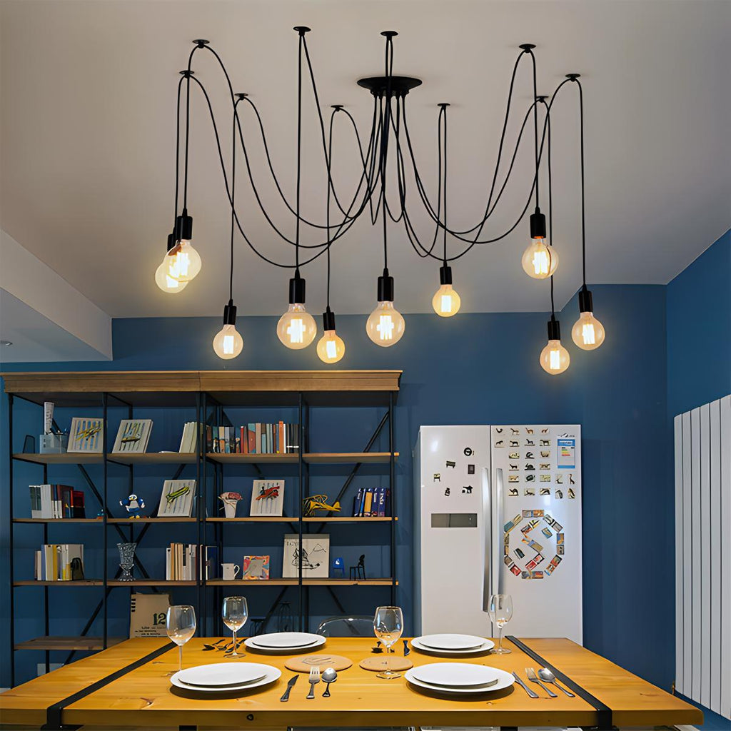 Alfie Vintage Multiple Light Bulbs Chandelier | Desfino