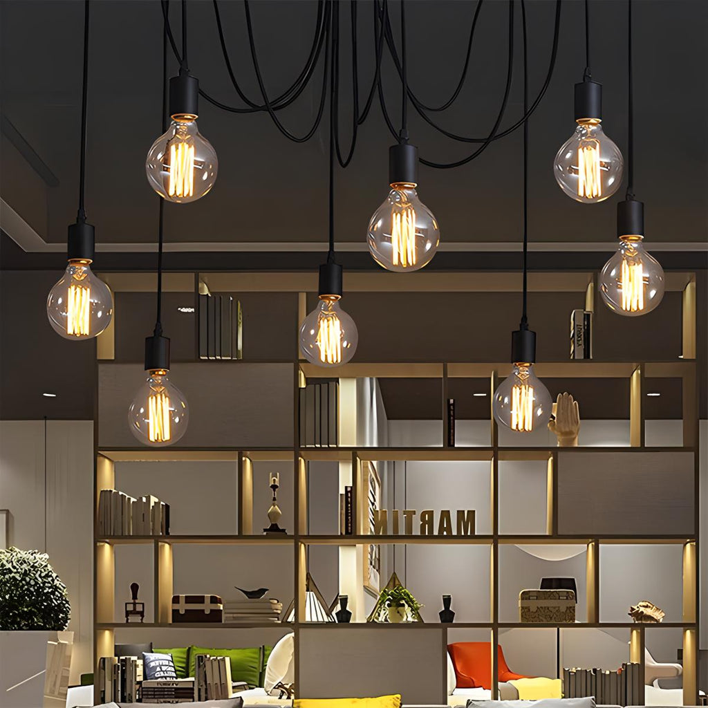 Alfie Vintage Multiple Light Bulbs Chandelier | Desfino