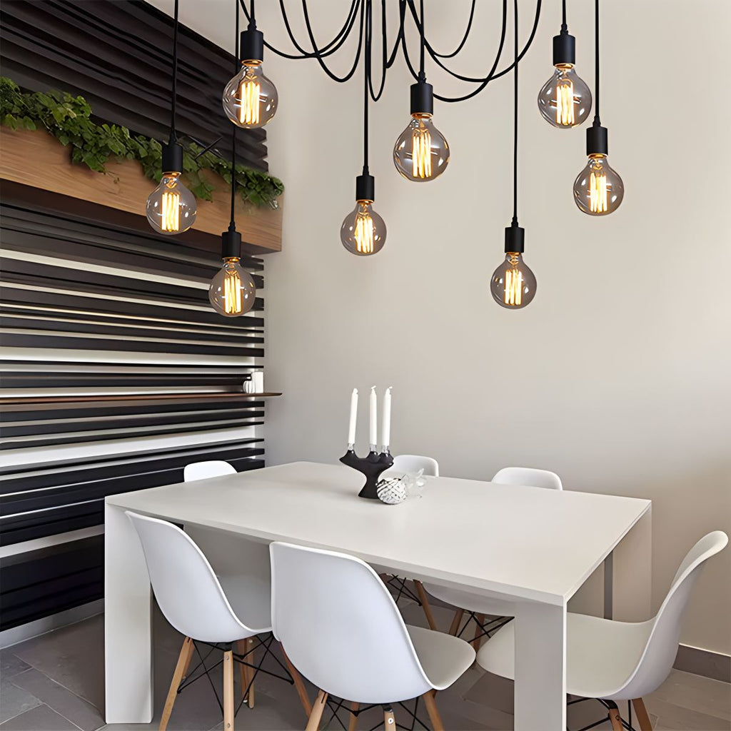 Alfie Vintage Multiple Light Bulbs Chandelier | Desfino