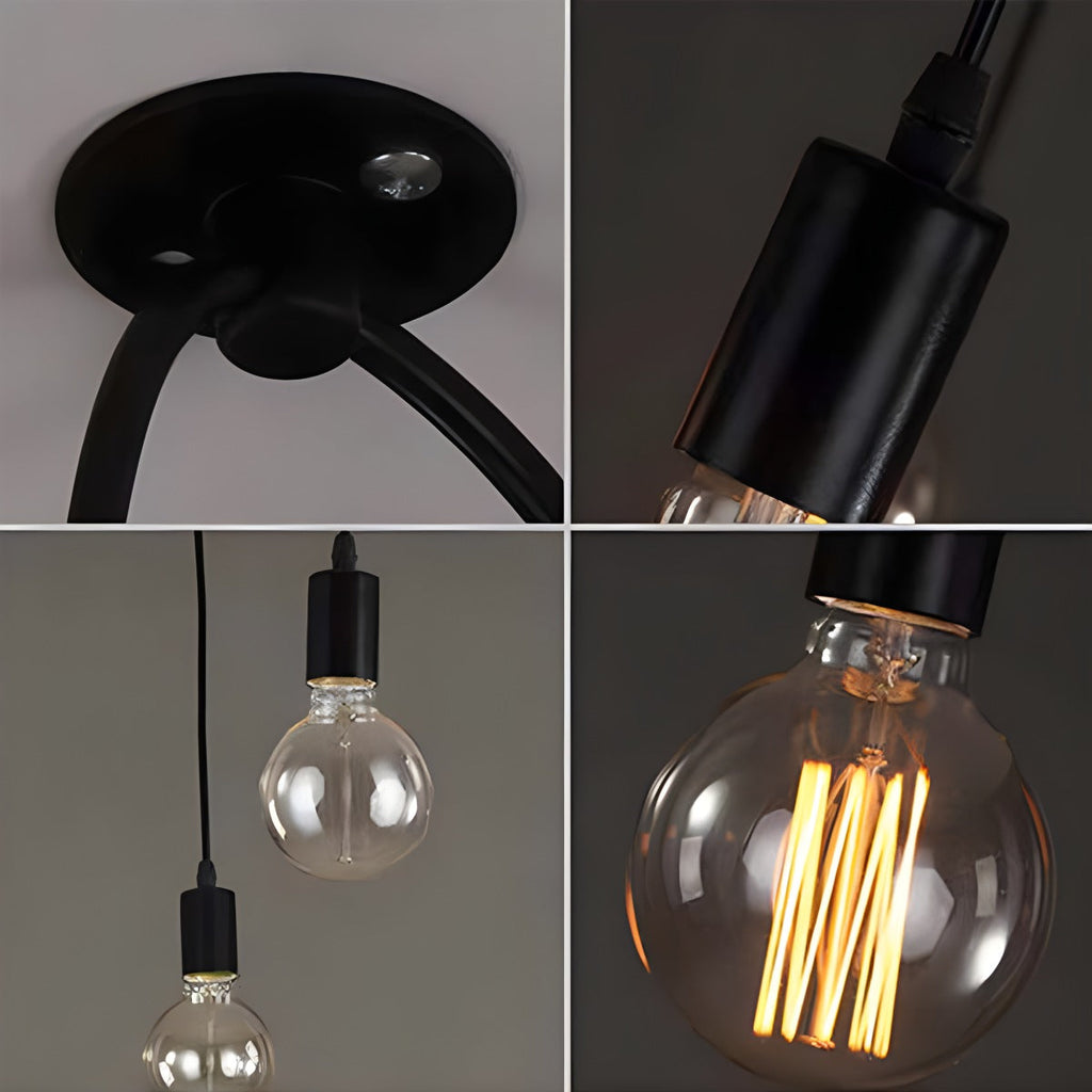 Alfie Vintage Multiple Light Bulbs Chandelier | Desfino