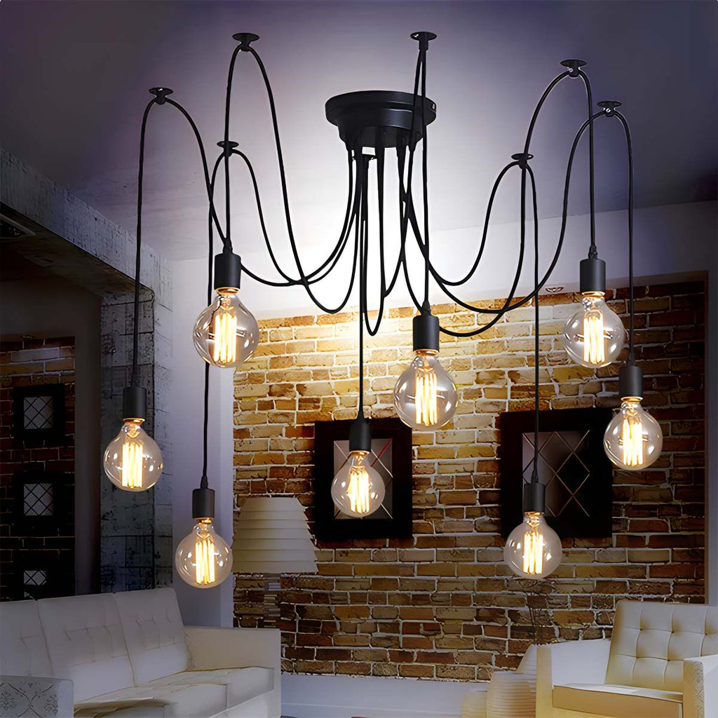 Alfie Vintage Multiple Light Bulbs Chandelier | Desfino