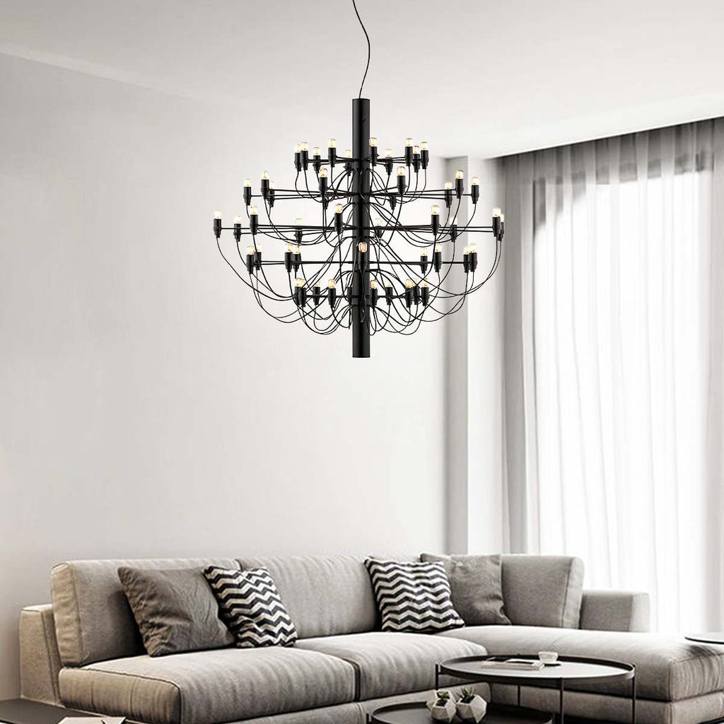 Tiered Modern Candle Chandelier | Desfino