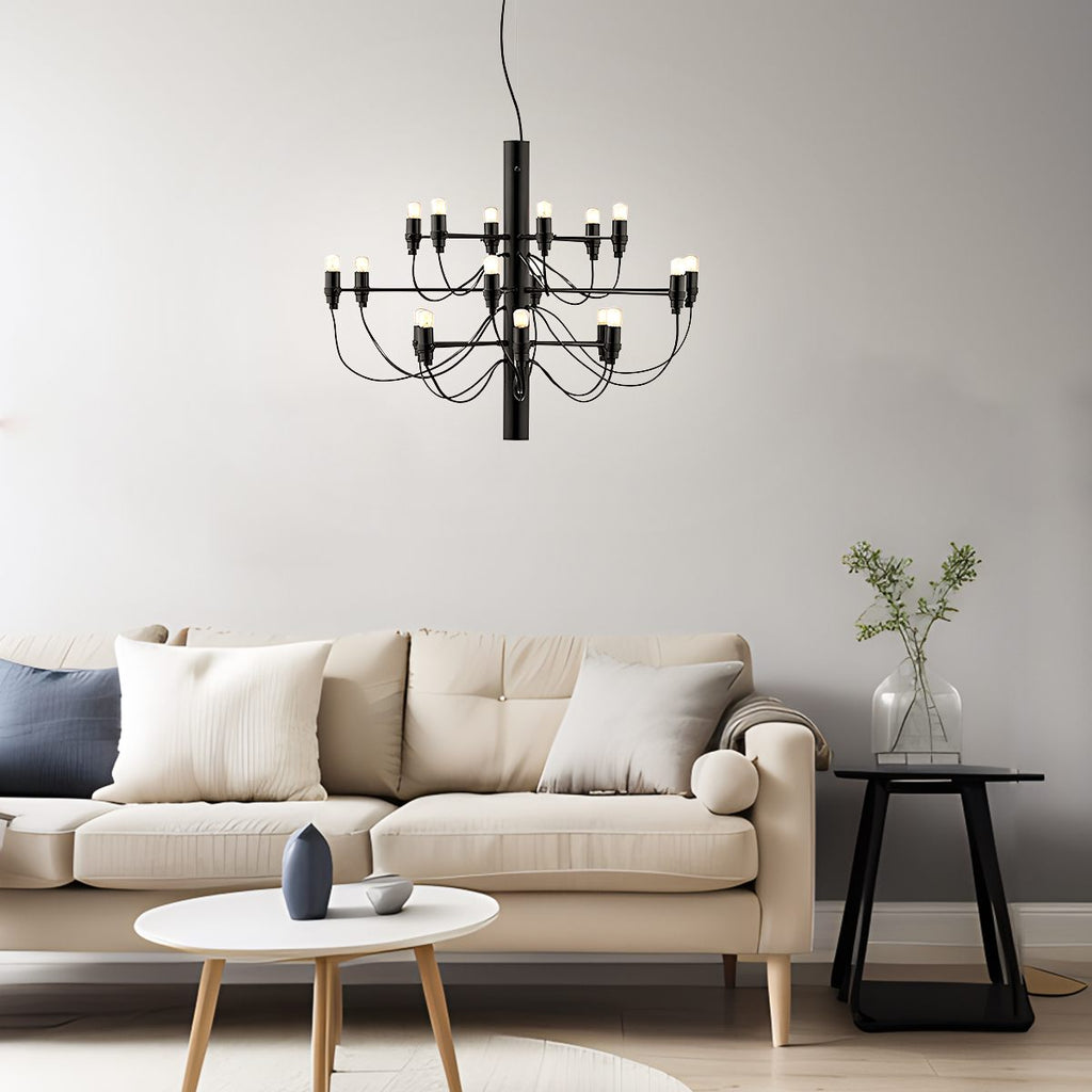 Tiered Modern Candle Chandelier | Desfino