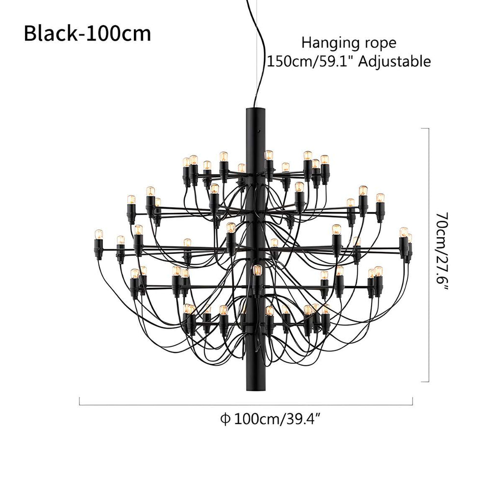 Tiered Modern Candle Chandelier | Desfino