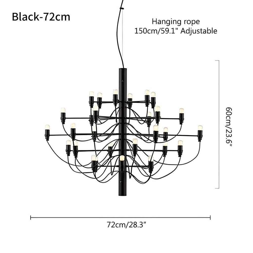 Tiered Modern Candle Chandelier | Desfino
