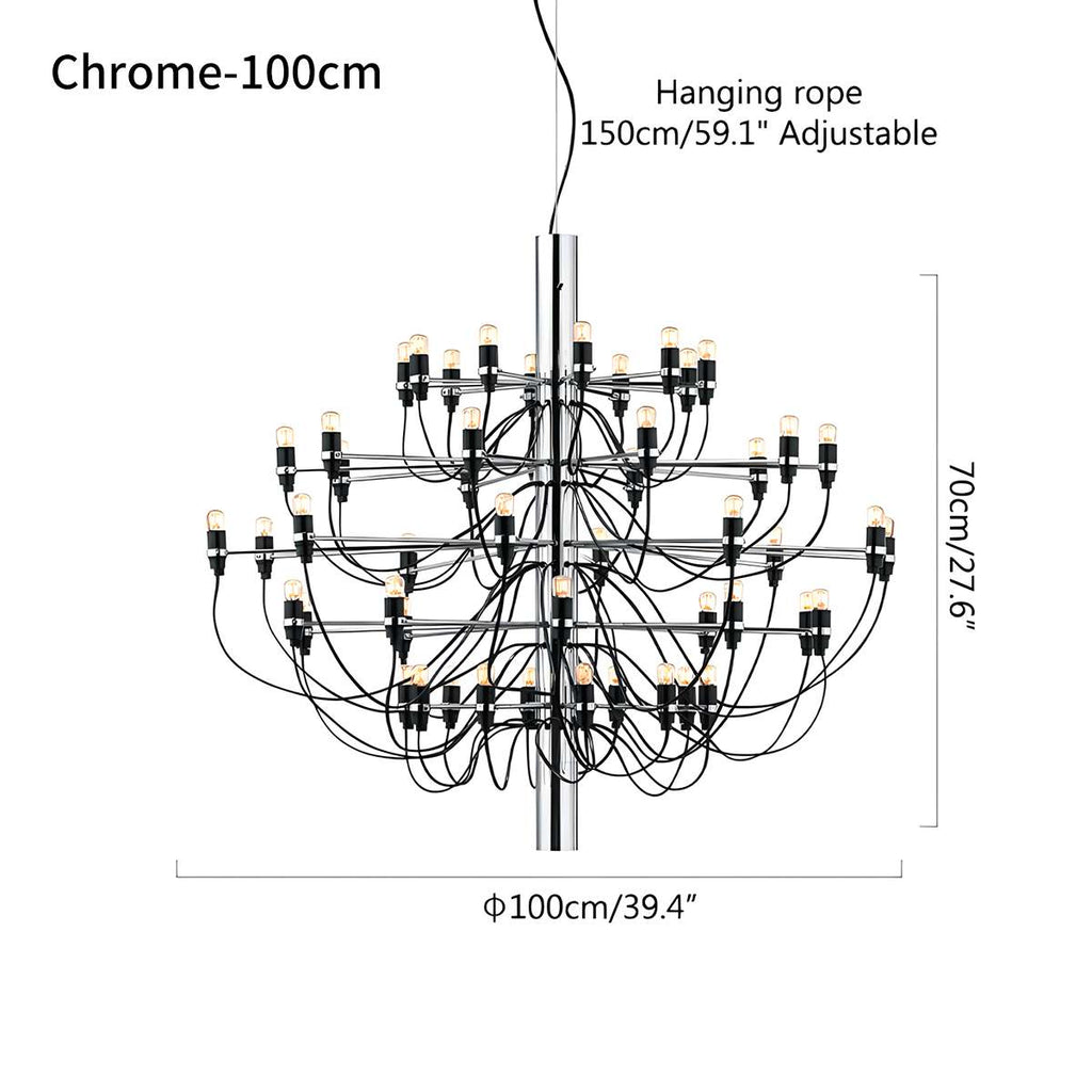 Tiered Modern Candle Chandelier | Desfino