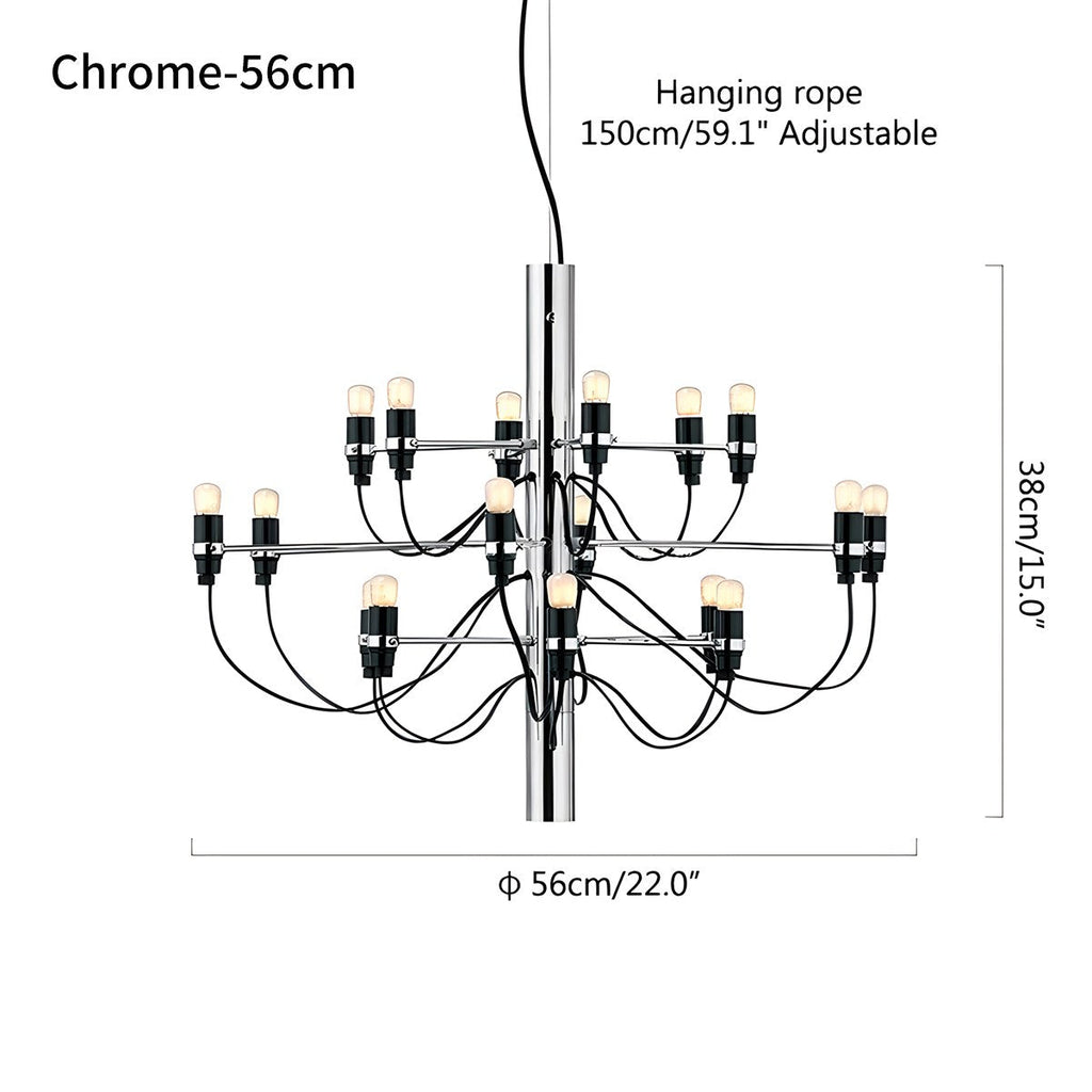 Tiered Modern Candle Chandelier | Desfino