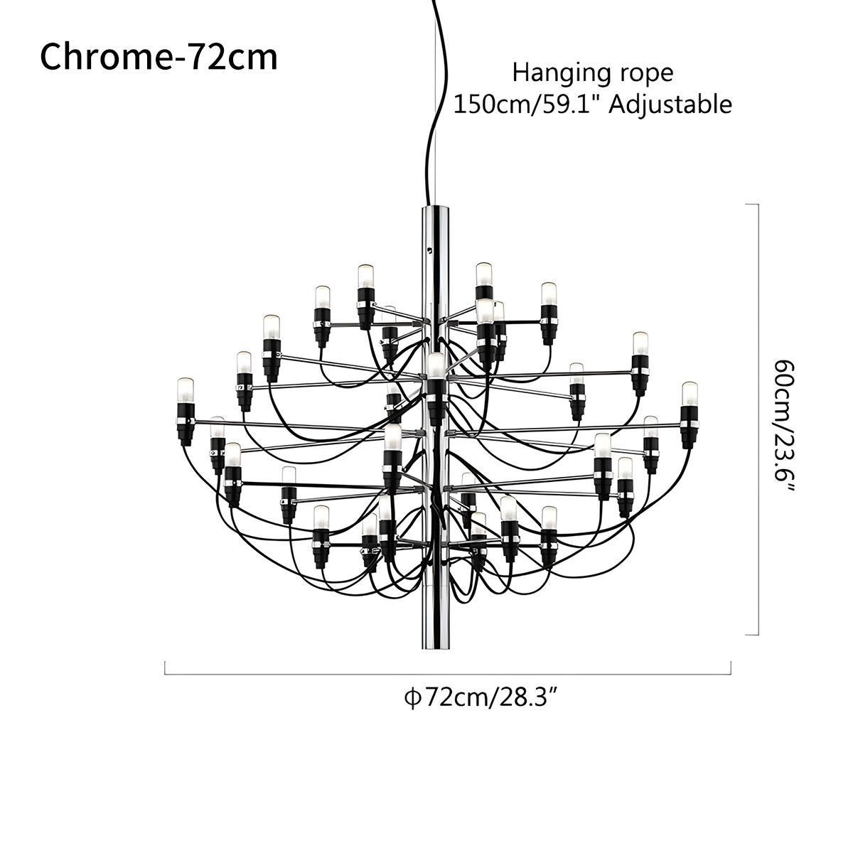 Tiered Modern Candle Chandelier | Desfino
