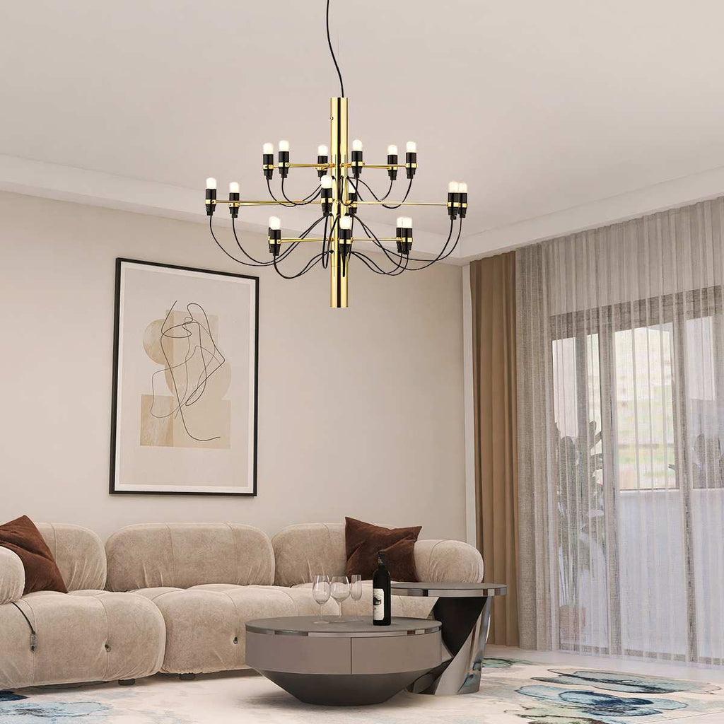 Tiered Modern Candle Chandelier | Desfino