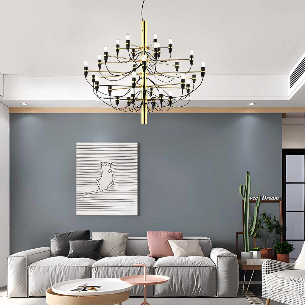 Tiered Modern Candle Chandelier | Desfino