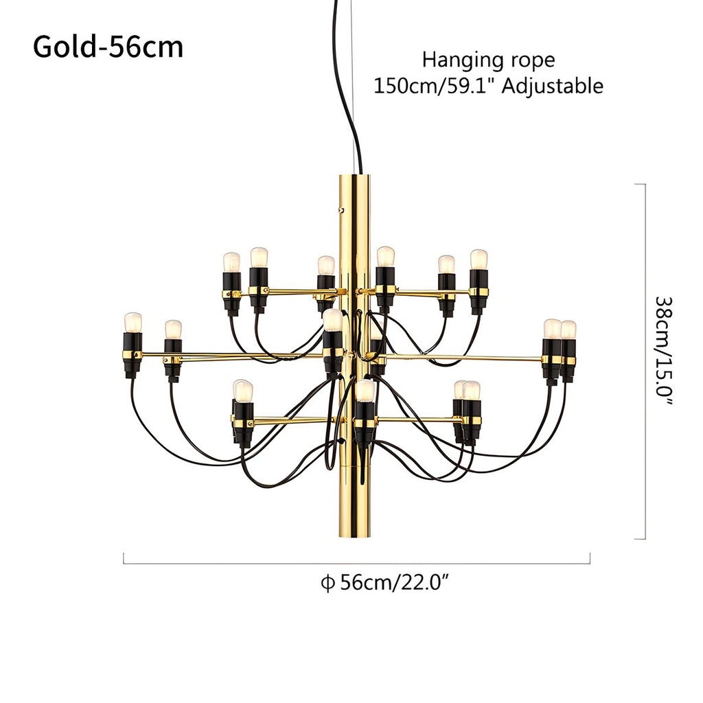 Tiered Modern Candle Chandelier | Desfino