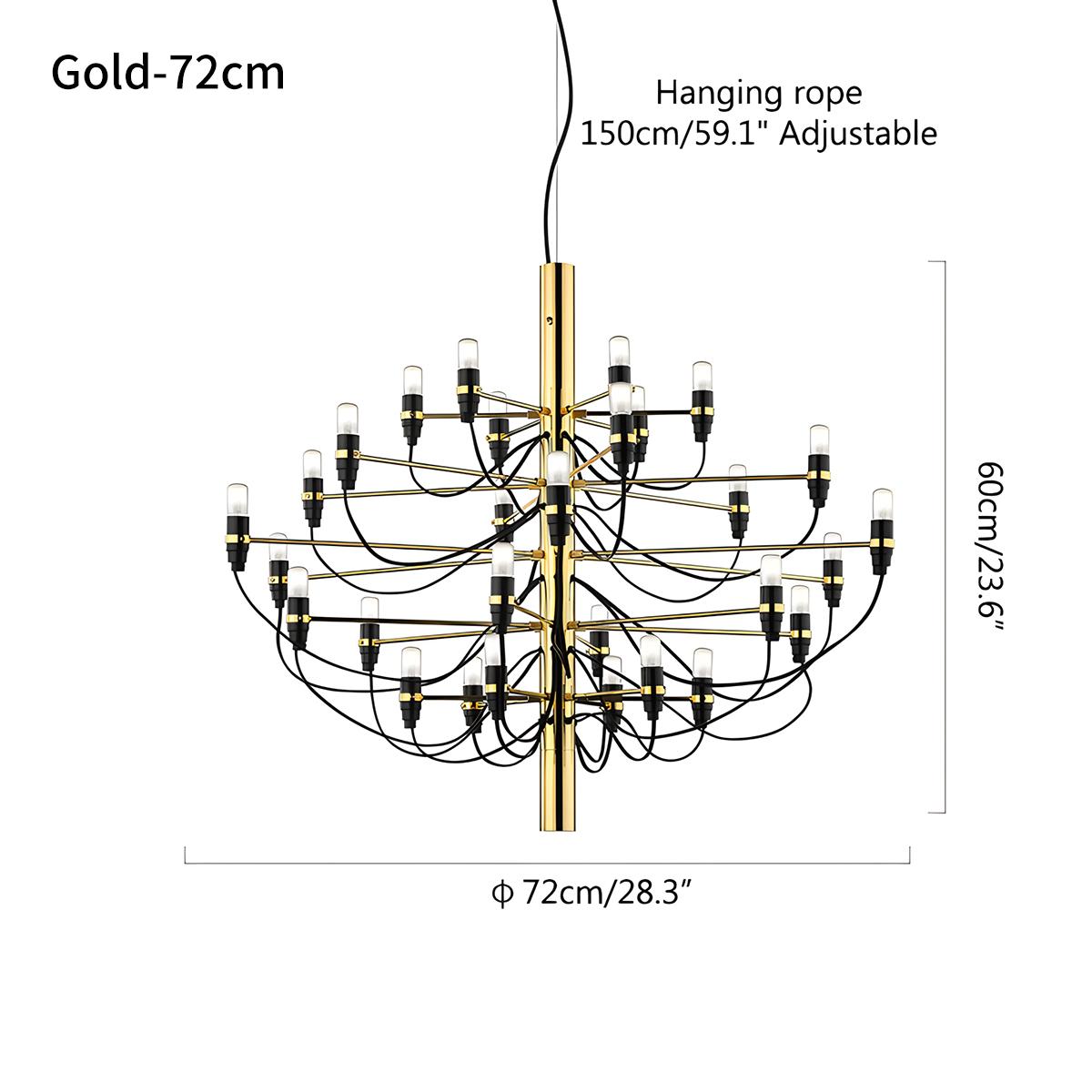 Tiered Modern Candle Chandelier | Desfino